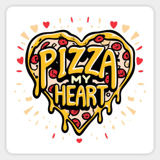 Pizza My Heart Sticker